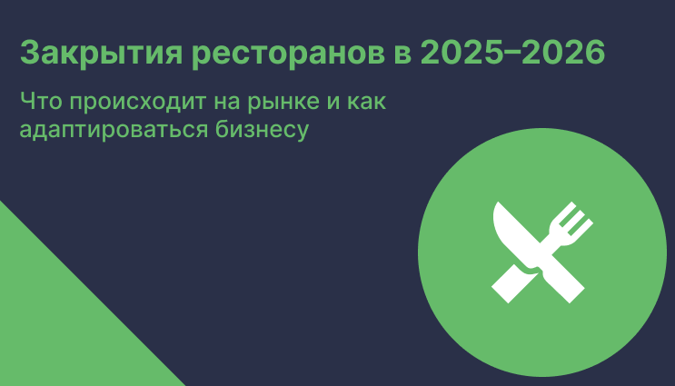 Закрытия ресторанов в 2025–2026